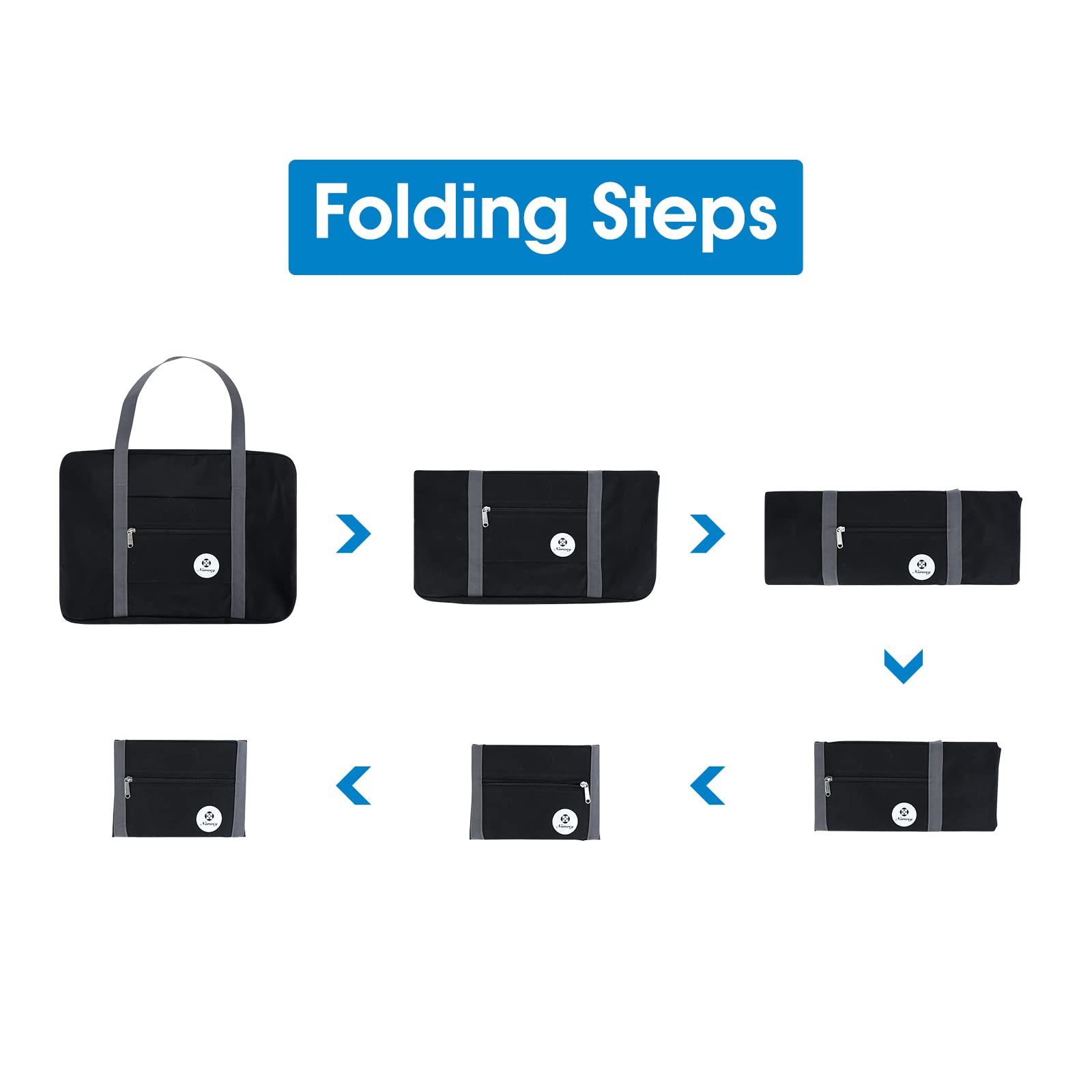 For Spirit Airlines Personal Item Bag Foldable Travel Duffel Bag Tote Carry on Luggage Duffle Overnight for Women and Men