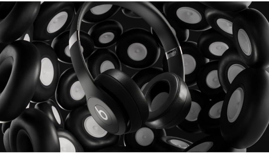 Beats Solo 4 - Wireless Bluetooth On-Ear Headphones, Apple & Android Compatible, Up to 50 Hours of Battery Life - Slate Blue (Renewed)