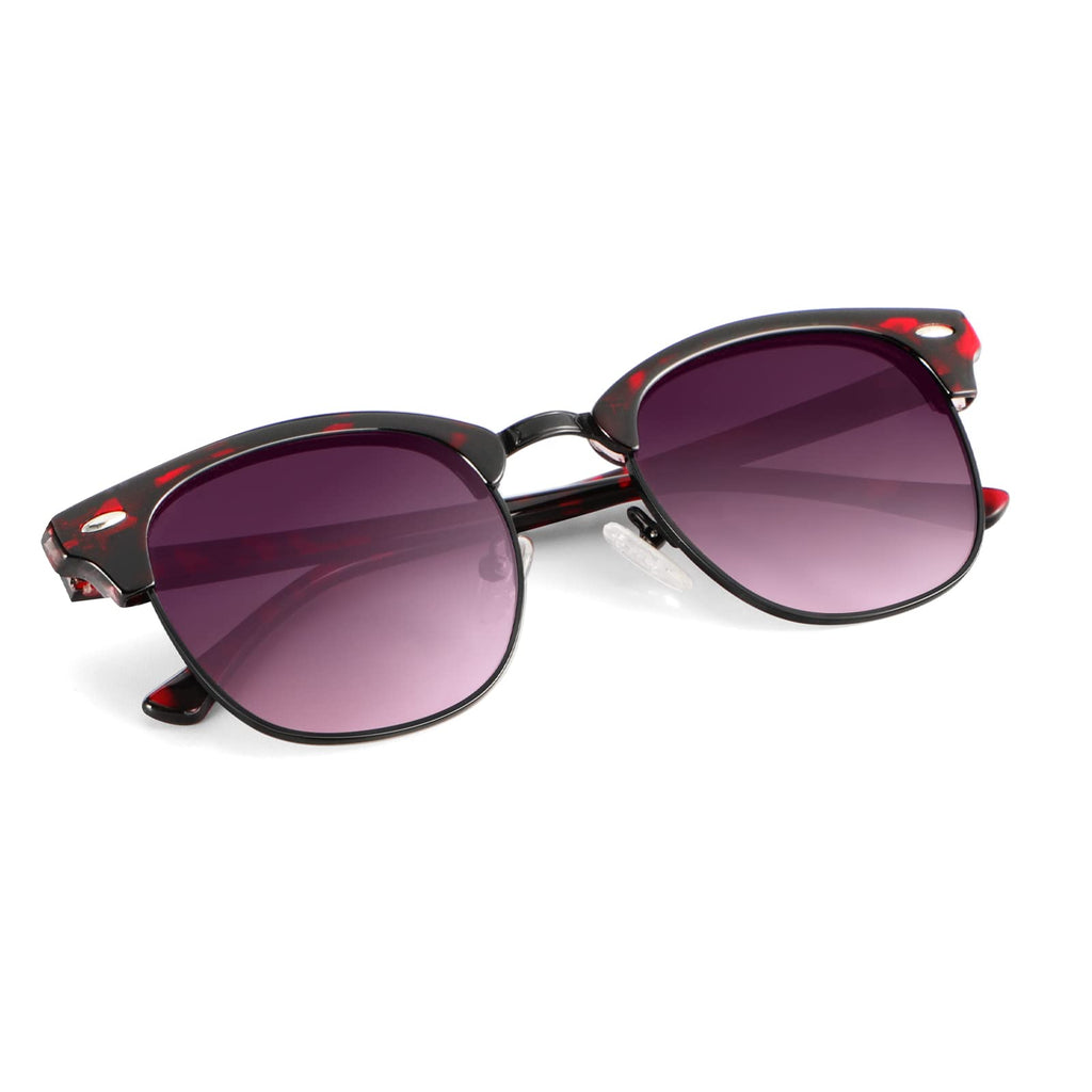 KALIYADI Polarized Sunglasses for Men and Women Semi-Rimless Frame Driving Sun glasses UV Blocking
