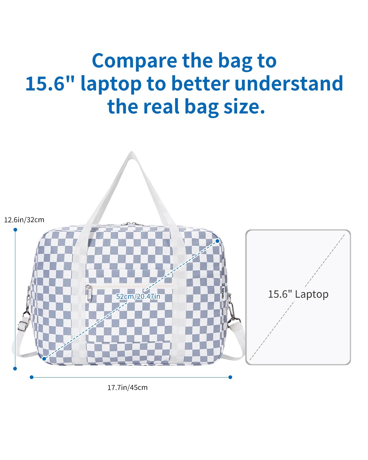 For Spirit Airlines Personal Item Bag Foldable Travel Duffel Bag Tote Carry on Luggage Duffle Overnight for Women and Men