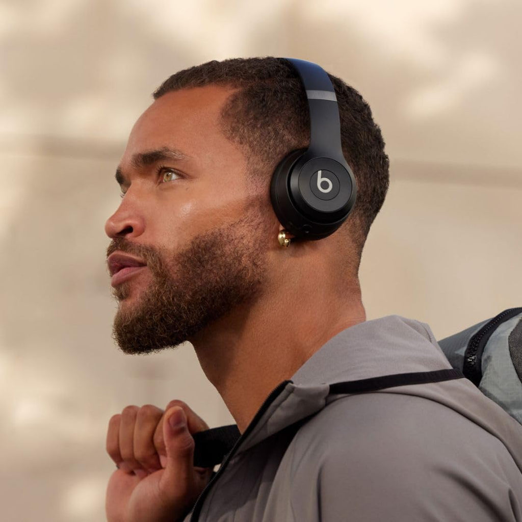 Beats Solo 4 - Wireless Bluetooth On-Ear Headphones, Apple & Android Compatible, Up to 50 Hours of Battery Life - Slate Blue (Renewed)
