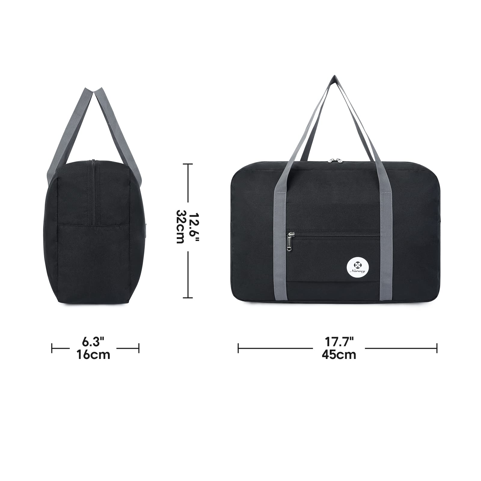 For Spirit Airlines Personal Item Bag Foldable Travel Duffel Bag Tote Carry on Luggage Duffle Overnight for Women and Men