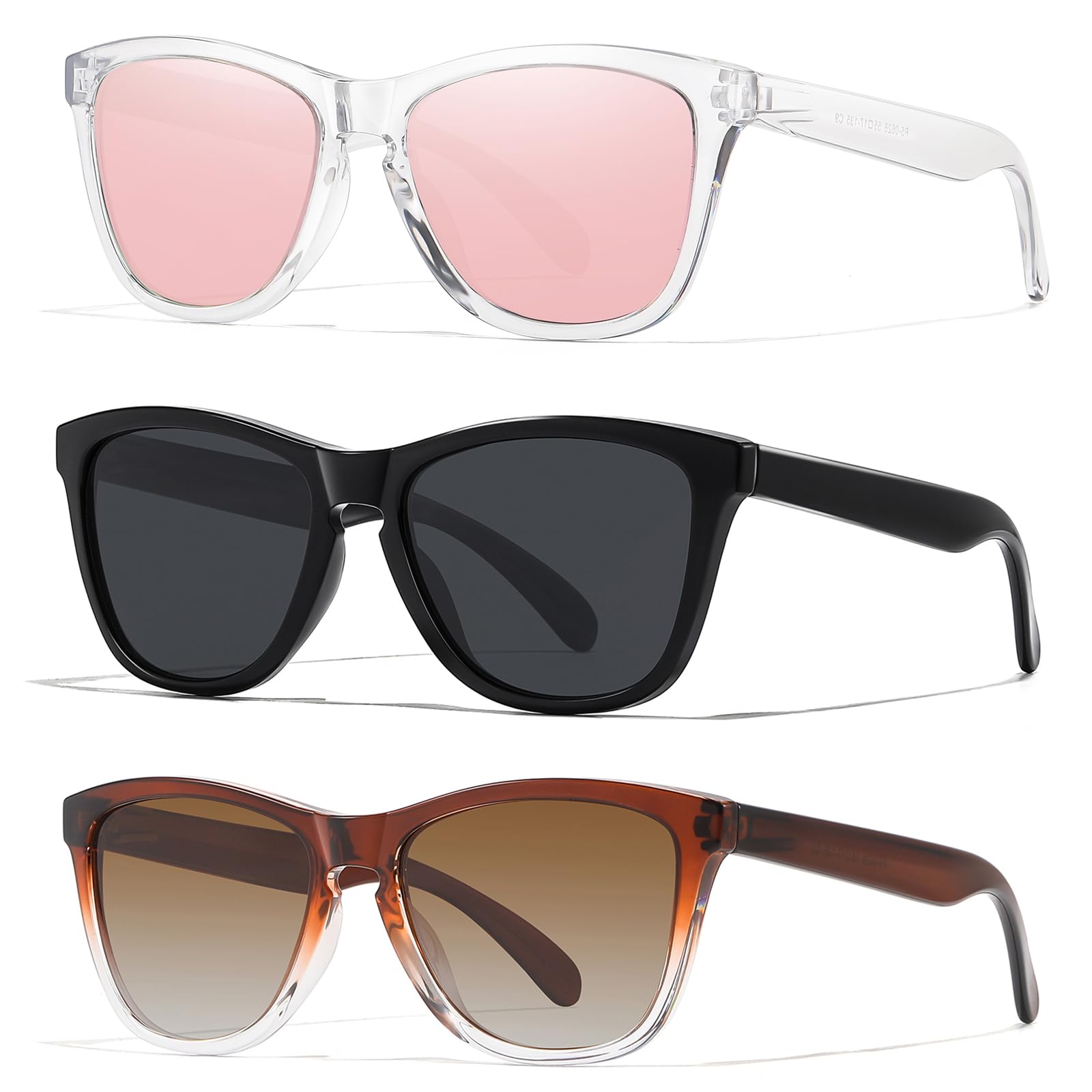 Sunglasses Womens Polarized Sunglasses for Mens Womens Retro Mirror Lens for Driving Fishing UV400 Protection
