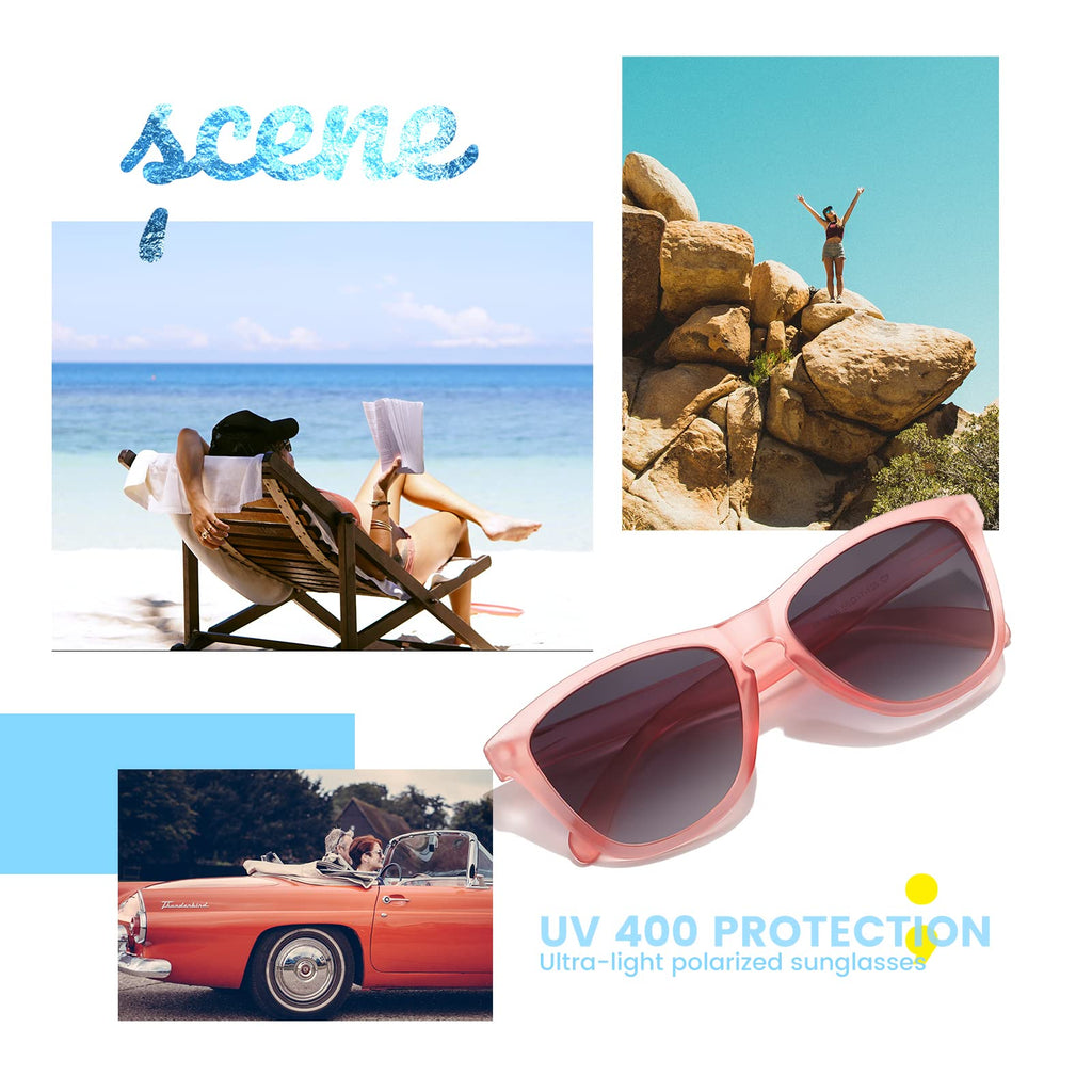 Sunglasses Womens Polarized Sunglasses for Mens Womens Retro Mirror Lens for Driving Fishing UV400 Protection
