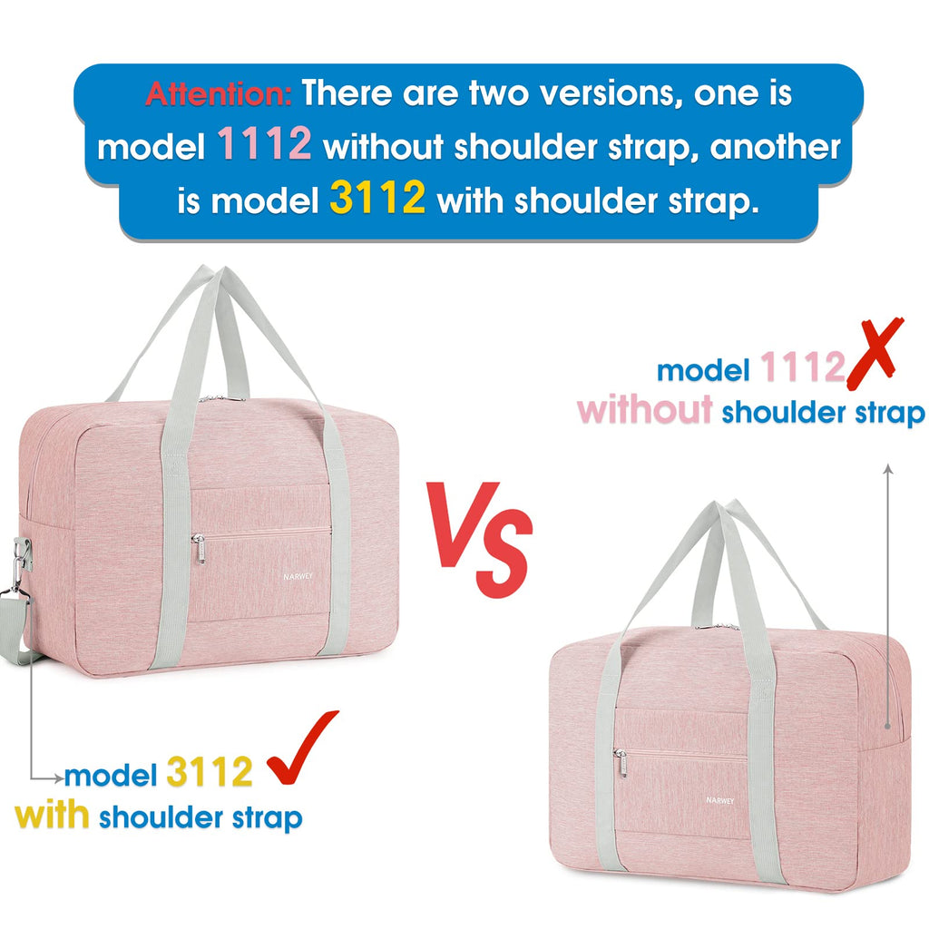 For Spirit Airlines Personal Item Bag Foldable Travel Duffel Bag Tote Carry on Luggage Duffle Overnight for Women and Men