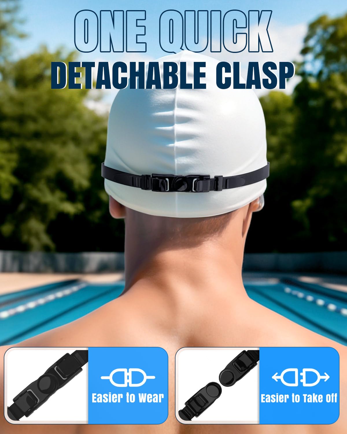 Swim Goggles 2 Pack, Wide View Anti Fog&UV Swimming Goggles for Audlt, No Leaking Swim Glasses for Men Women Kids