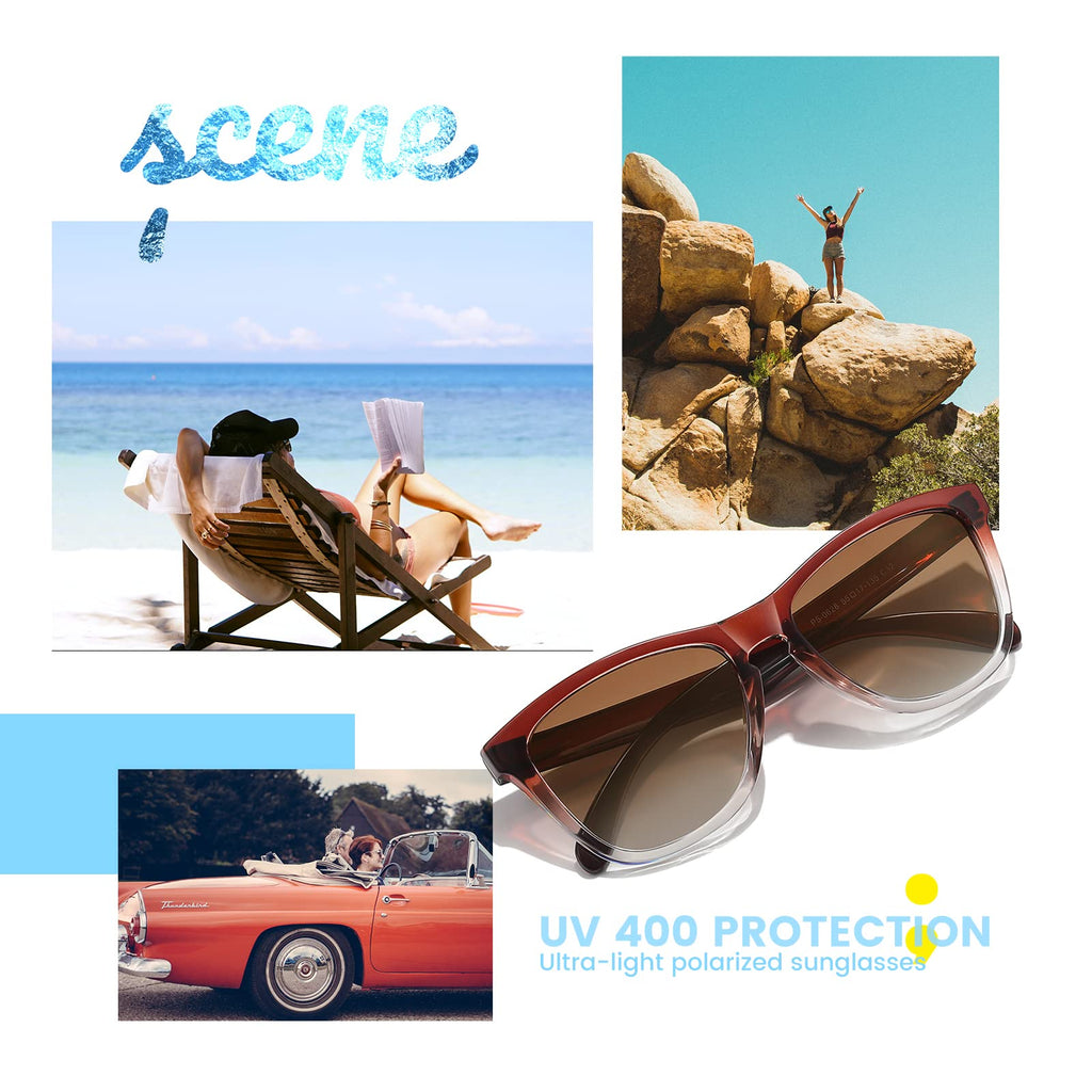 Sunglasses Womens Polarized Sunglasses for Mens Womens Retro Mirror Lens for Driving Fishing UV400 Protection