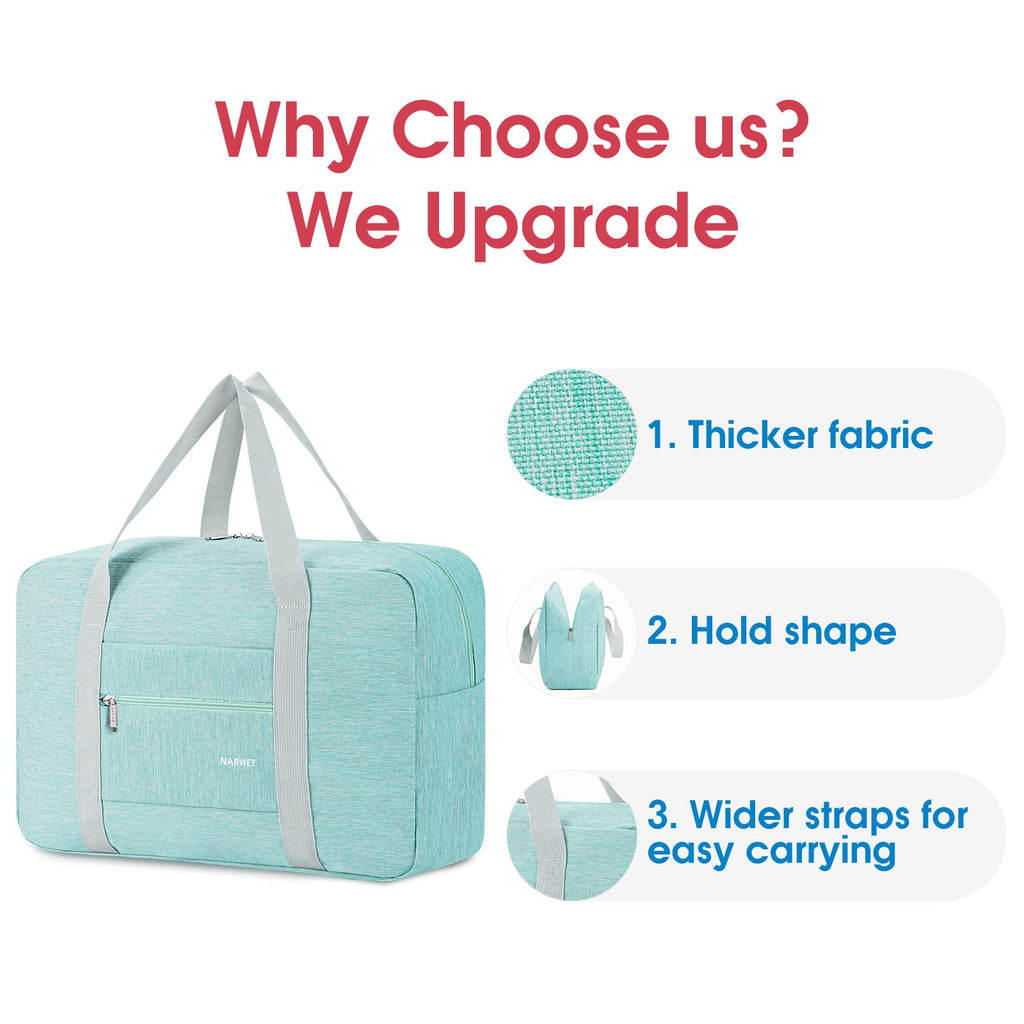 For Spirit Airlines Personal Item Bag Foldable Travel Duffel Bag Tote Carry on Luggage Duffle Overnight for Women and Men