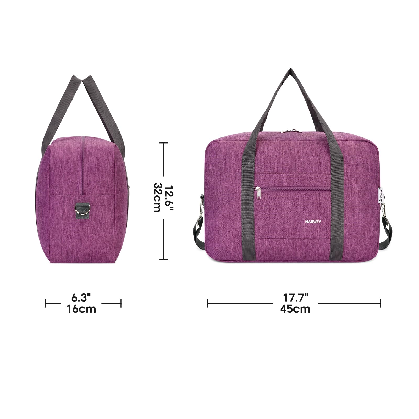 For Spirit Airlines Personal Item Bag Foldable Travel Duffel Bag Tote Carry on Luggage Duffle Overnight for Women and Men
