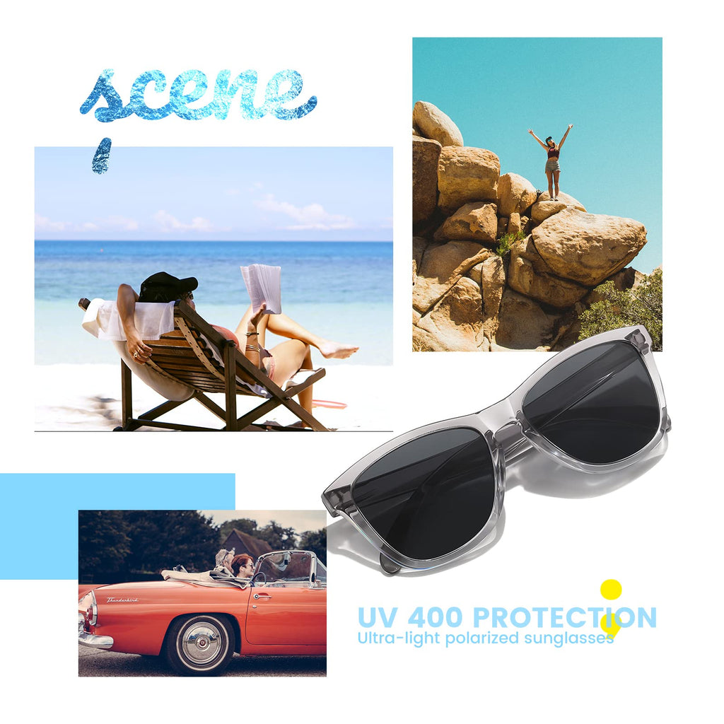 Sunglasses Womens Polarized Sunglasses for Mens Womens Retro Mirror Lens for Driving Fishing UV400 Protection