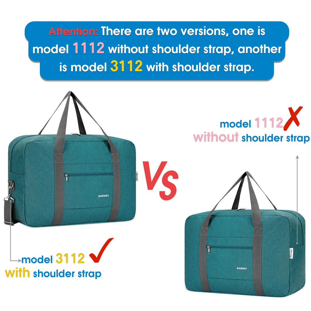 For Spirit Airlines Personal Item Bag Foldable Travel Duffel Bag Tote Carry on Luggage Duffle Overnight for Women and Men
