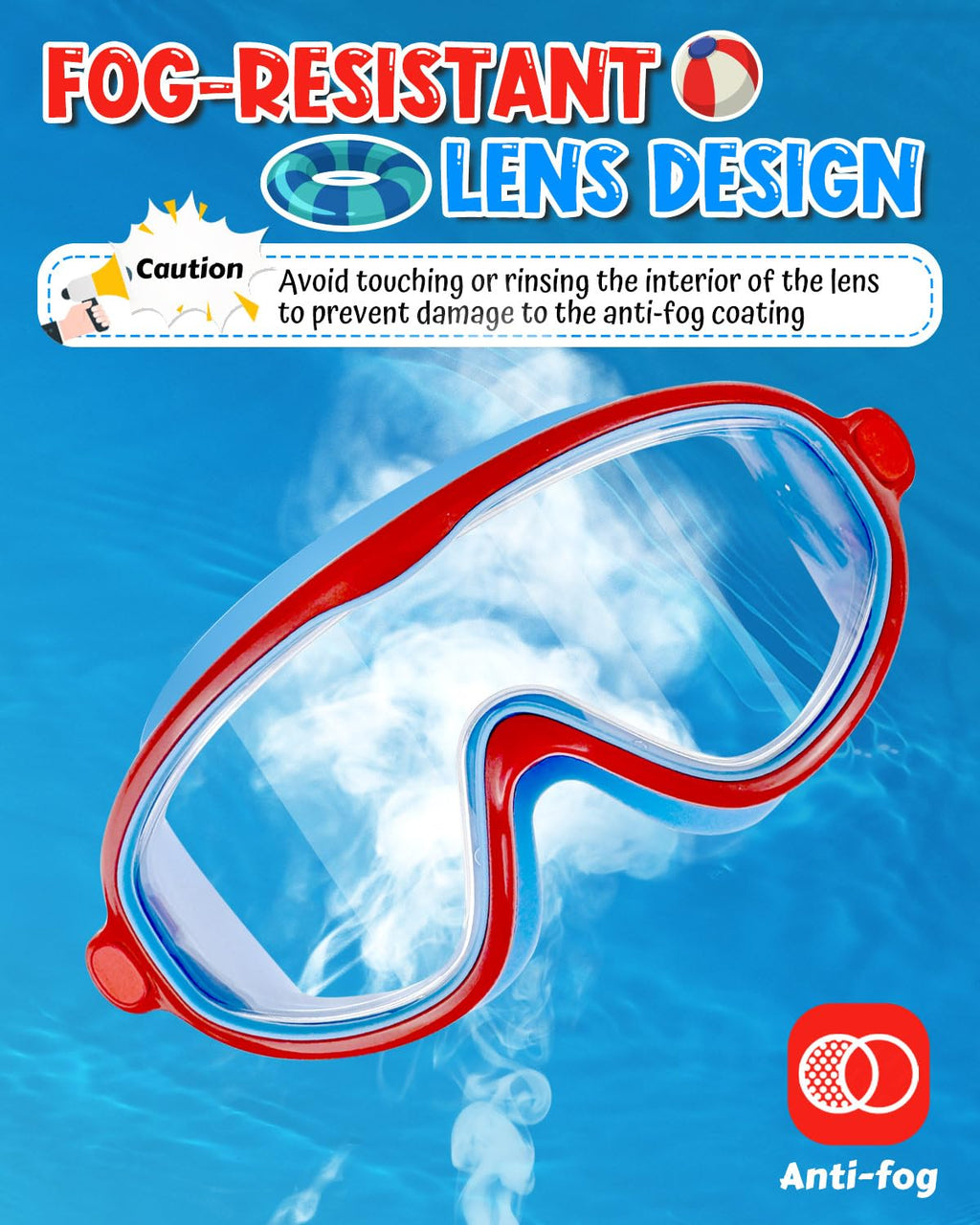 Swim Goggles 2 Pack, Wide View Anti Fog&UV Swimming Goggles for Audlt, No Leaking Swim Glasses for Men Women Kids