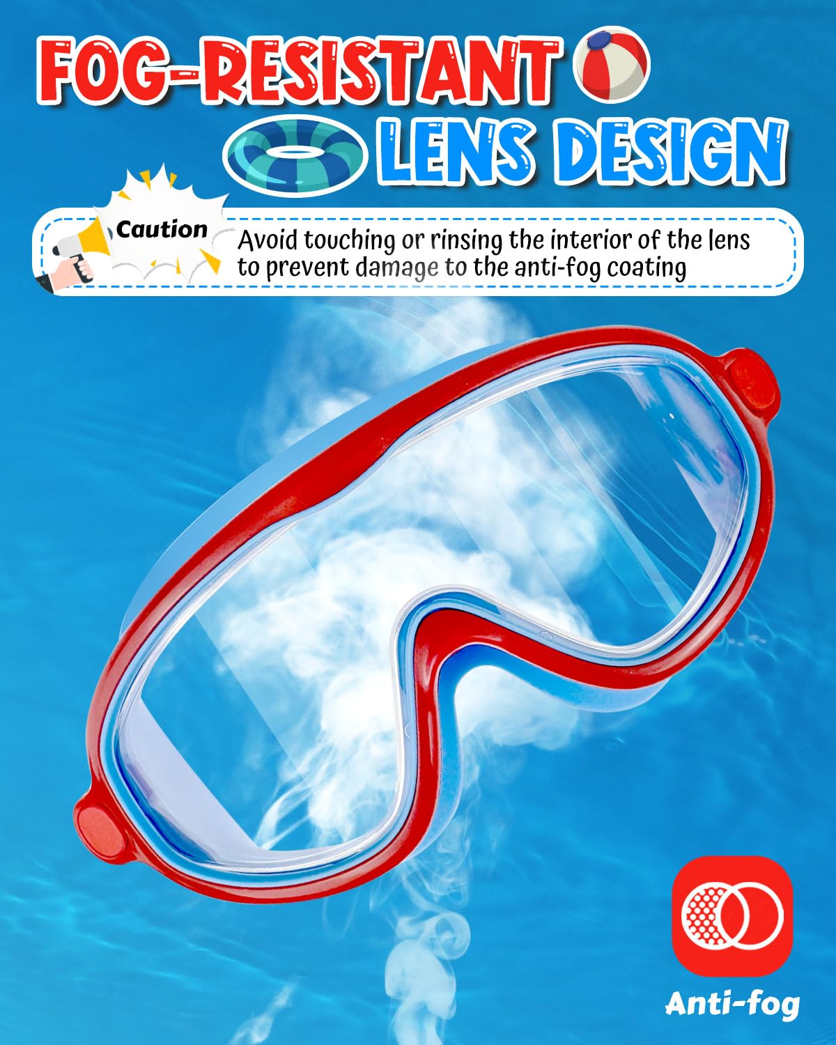 Swim Goggles 2 Pack, Wide View Anti Fog&UV Swimming Goggles for Audlt, No Leaking Swim Glasses for Men Women Kids