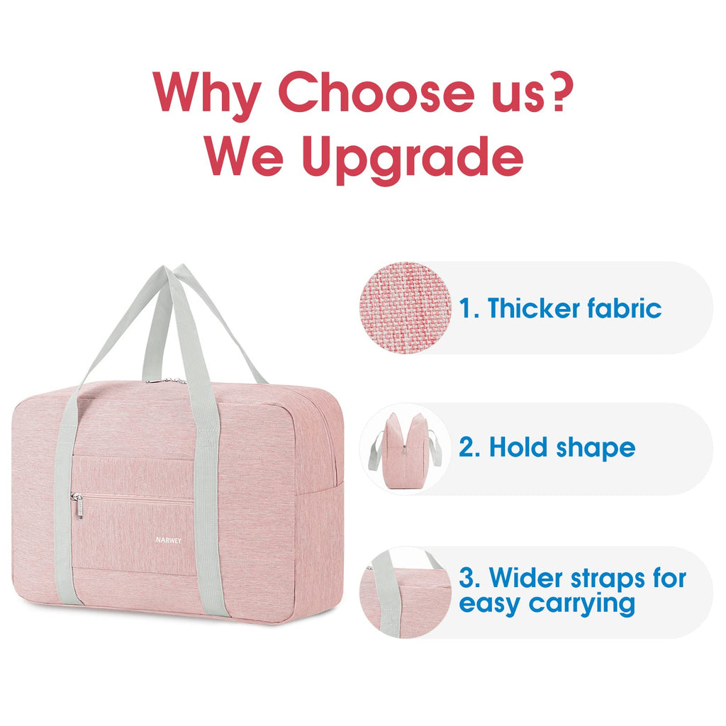 For Spirit Airlines Personal Item Bag Foldable Travel Duffel Bag Tote Carry on Luggage Duffle Overnight for Women and Men