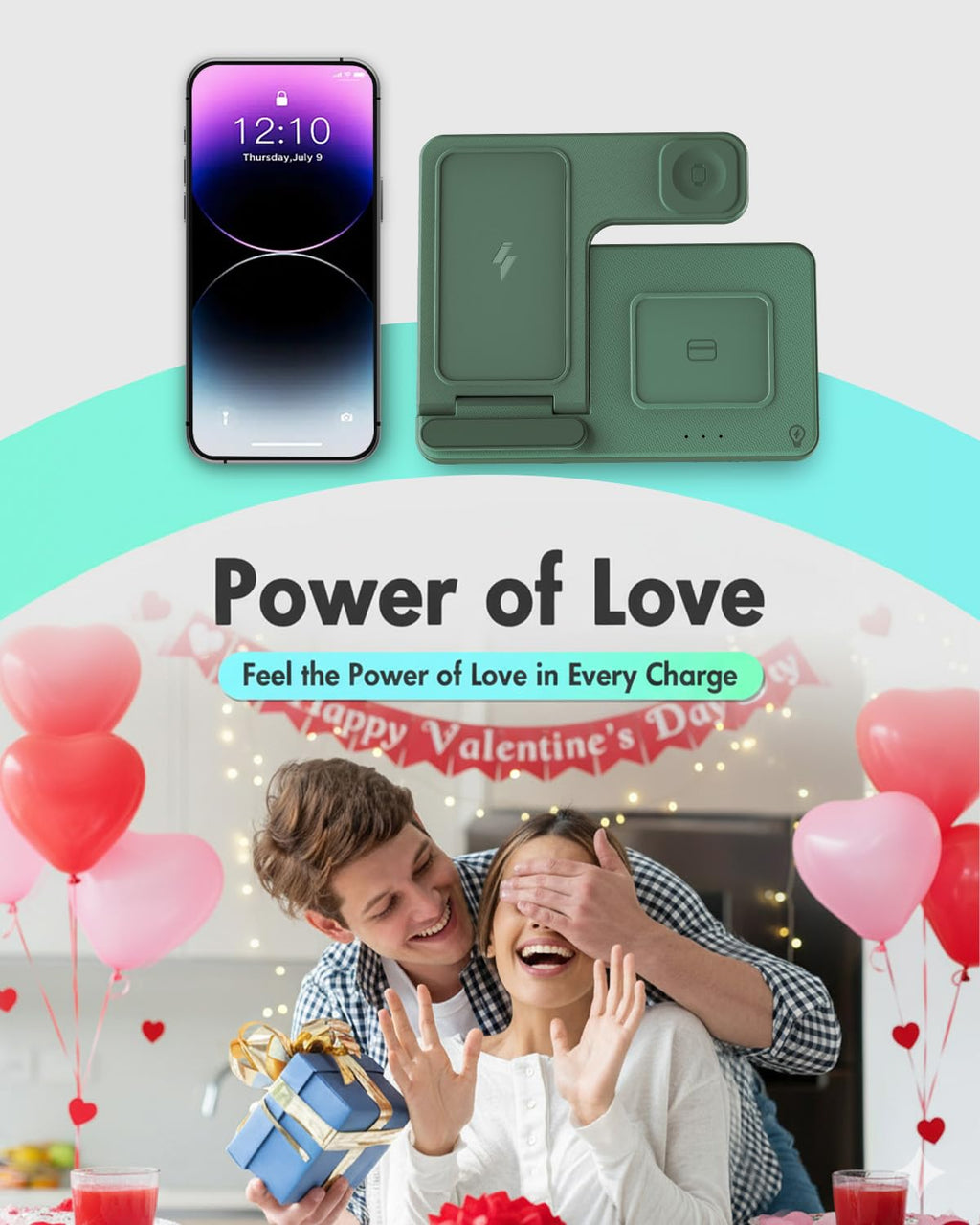 Wireless Charger iPhone Charging Station: 3 in 1 Charger Stand Multiple Devices for Apple - iPhone 17 16e 16 15 14 Pro Max 13 12 11 - Watch 11 10 9 8 7 6 5 4 3 2 SE and Ultra Series - Airpods 4 3 Pro