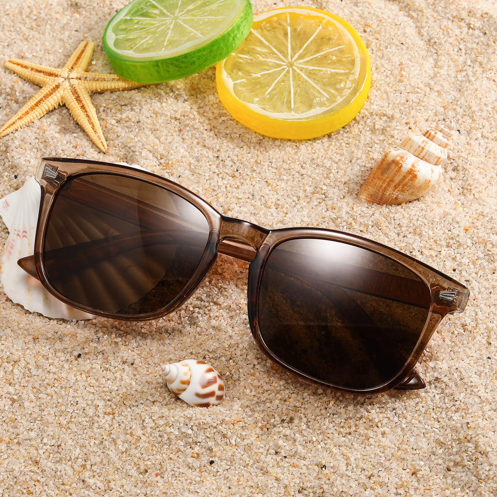 DUSHINE Polarized Sunglasses for Women Classic Retro Style UV400 Protection