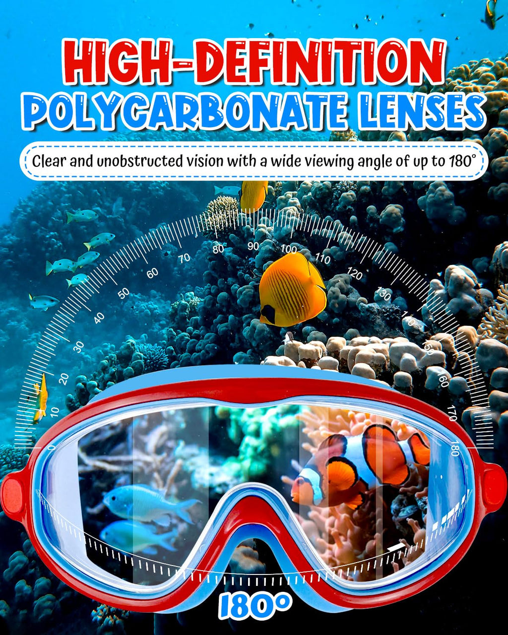 Swim Goggles 2 Pack, Wide View Anti Fog&UV Swimming Goggles for Audlt, No Leaking Swim Glasses for Men Women Kids