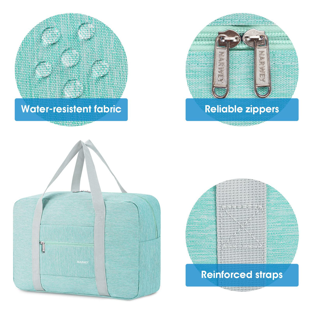 For Spirit Airlines Personal Item Bag Foldable Travel Duffel Bag Tote Carry on Luggage Duffle Overnight for Women and Men