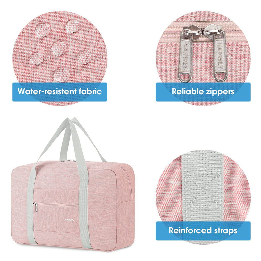 For Spirit Airlines Personal Item Bag Foldable Travel Duffel Bag Tote Carry on Luggage Duffle Overnight for Women and Men